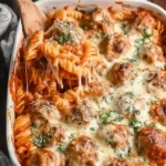 Dump and Bake Meatball Casserole