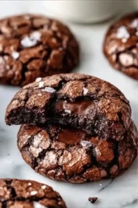 Gourmet Brownie Cookies 2 Gourmet brownie cookies with a rich chocolate flavor and soft texture