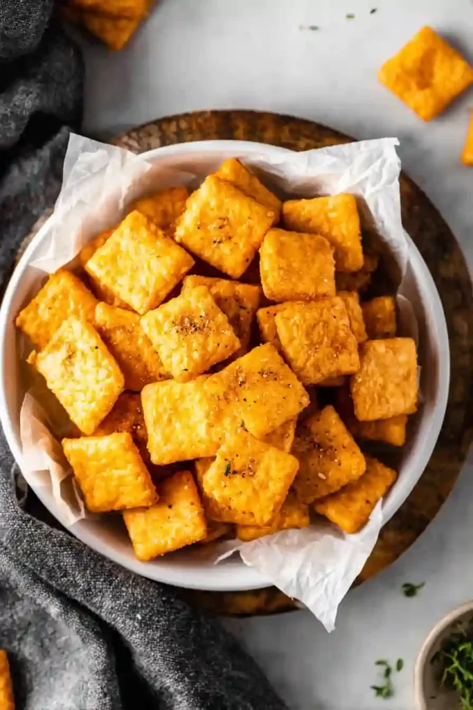 Homemade Cheez-Its (Crispy, Buttery & Cheesy) 3 Homemade Cheez-Its