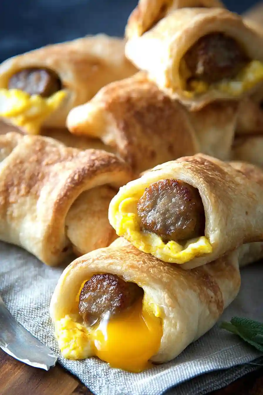 Sausage Egg Breakfast Roll-Ups – Quick & Easy Morning Treat!