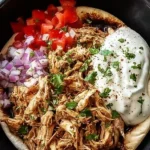 Slow Cooker Chicken Shawarma
