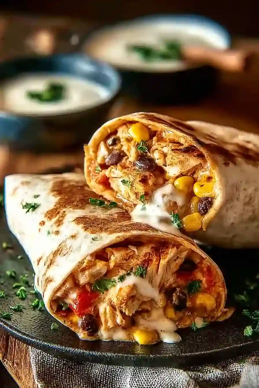 Southwest Chicken Wraps Recipe