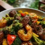 High-Protein Steak and Shrimp Stir Fry 4 Steak and Shrimp Stir Fry