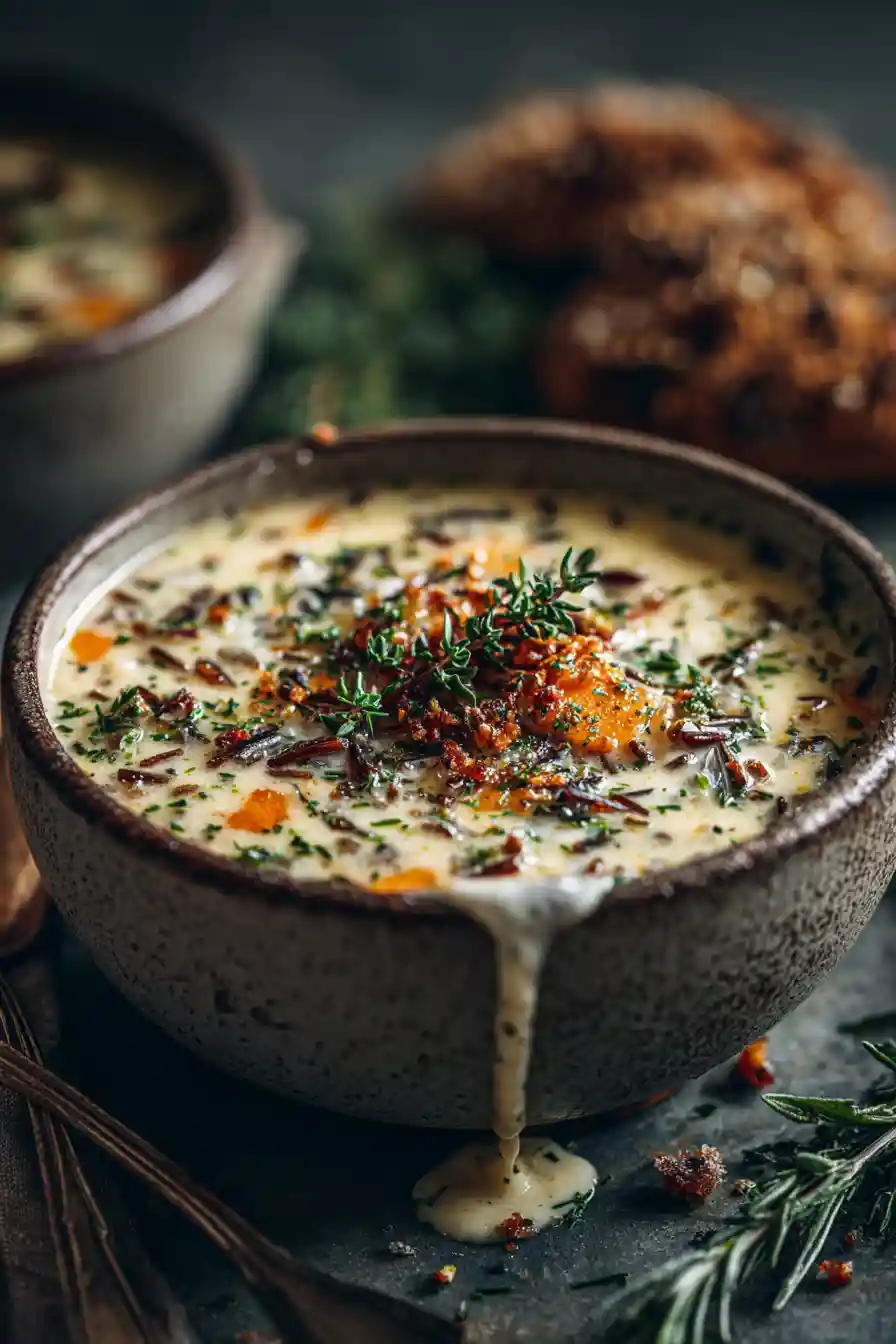 Cozy Autumn Wild Rice Soup