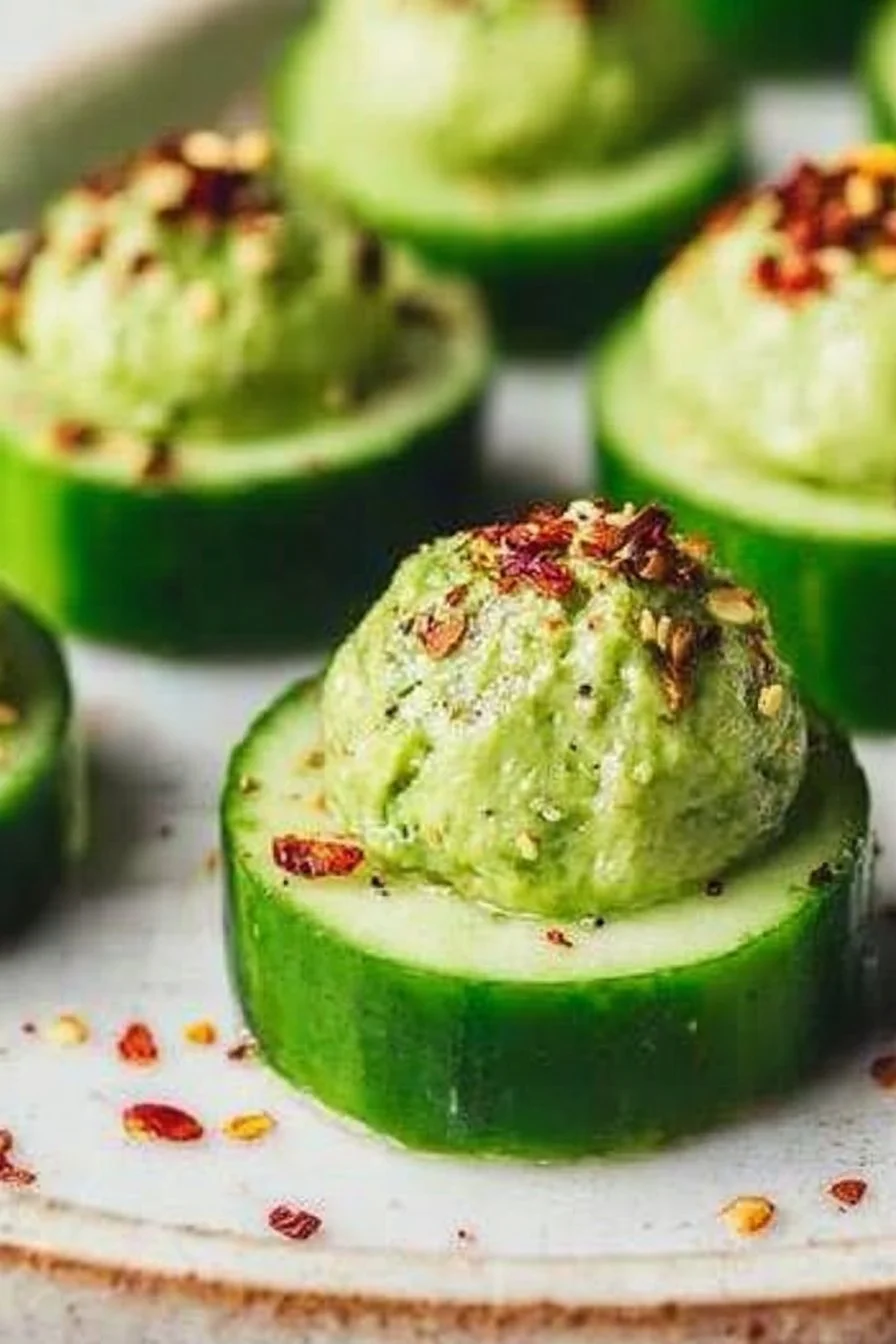 Avocado Cucumber Bites