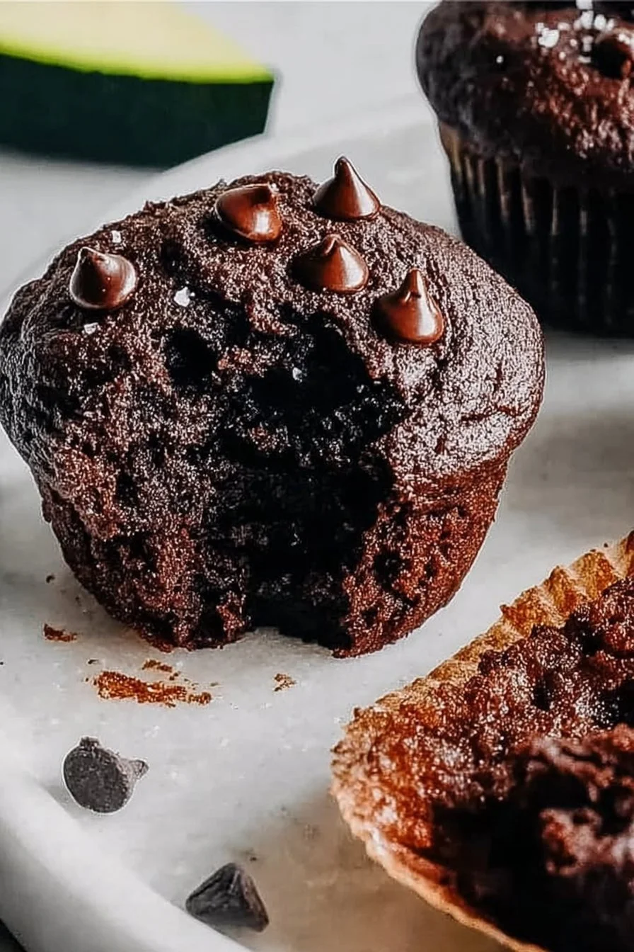 Chocolate Zucchini Muffins – Gluten Free