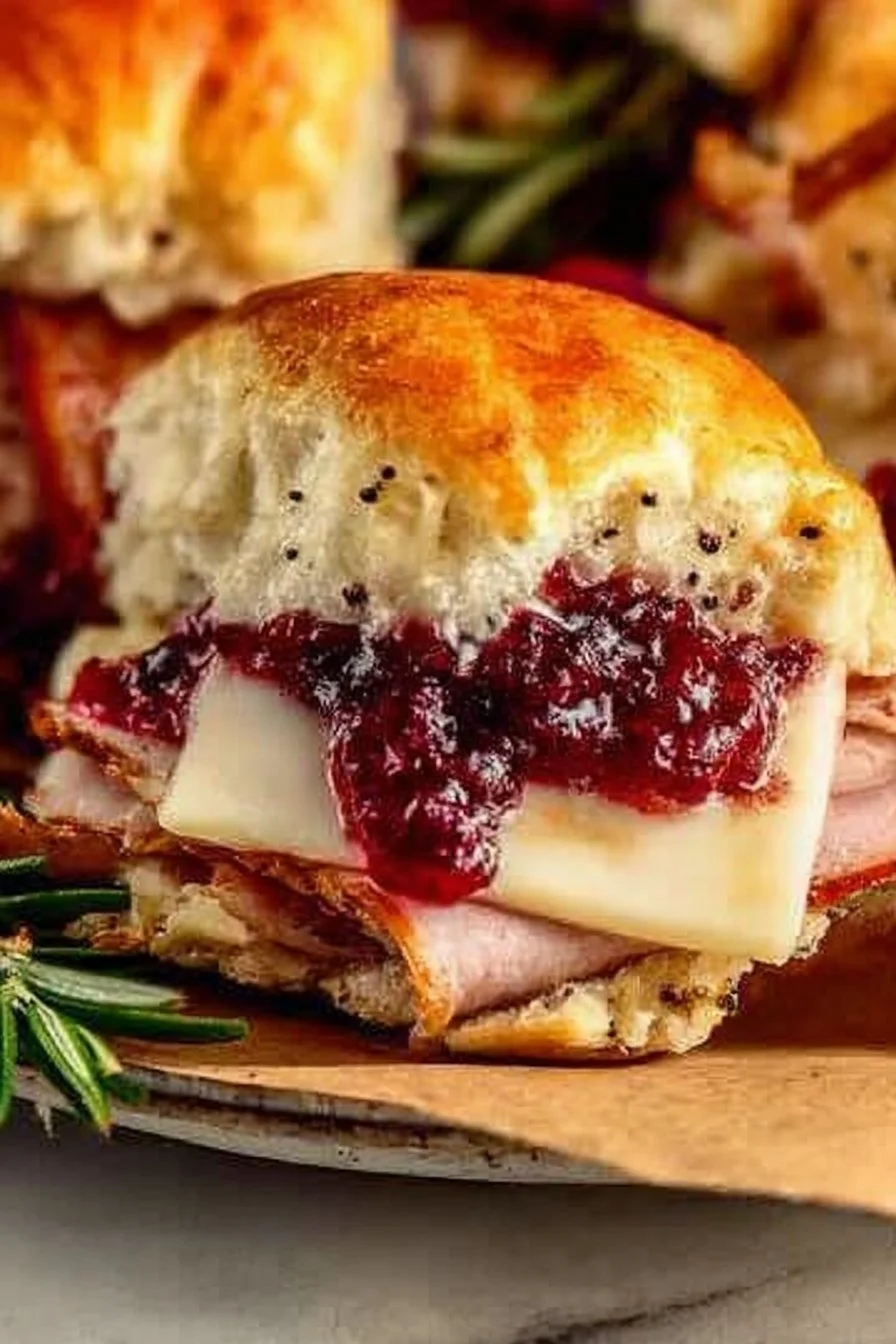Cranberry Turkey Sliders