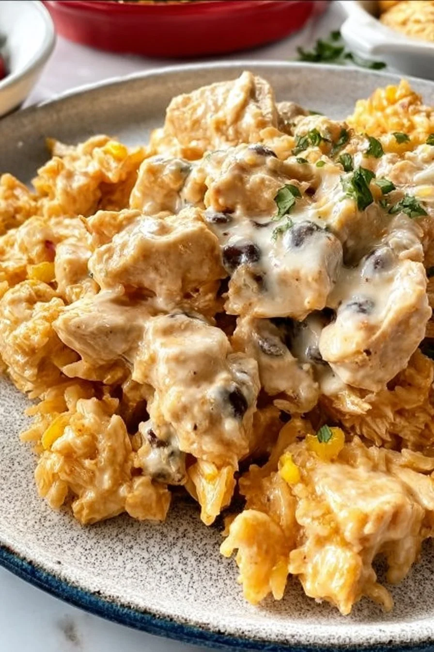 Crazy Chicken – Mexican Chicken and Rice with Cheese