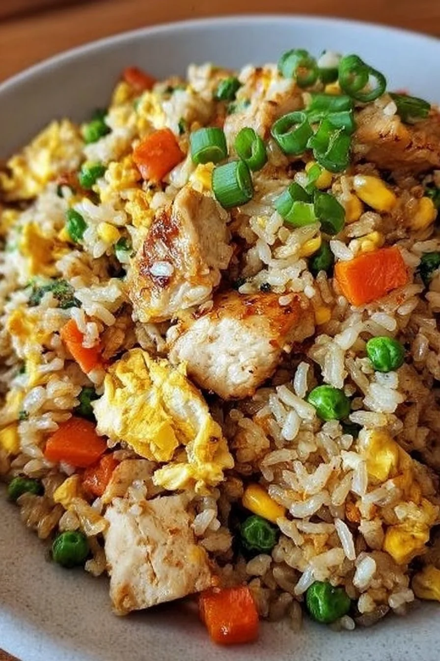 Crockpot Chicken Fried Rice