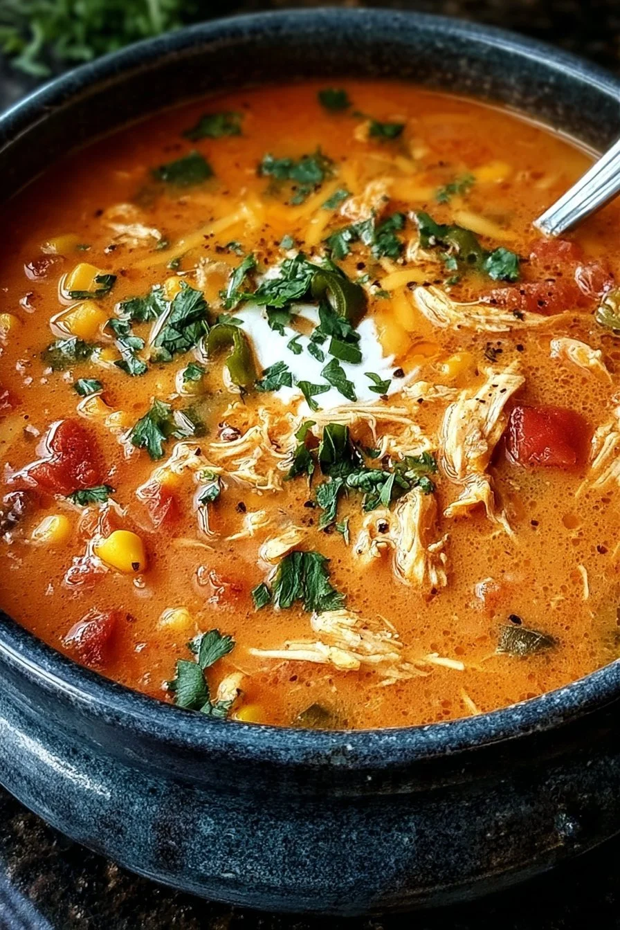 Easy Chicken Enchilada Soup