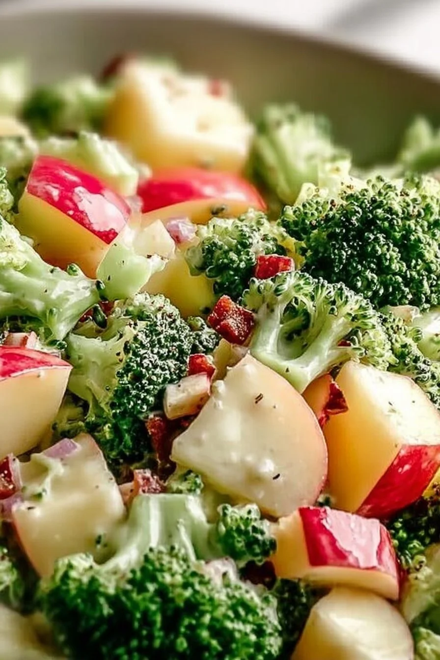 Fresh and Flavorful Apple Broccoli Salad