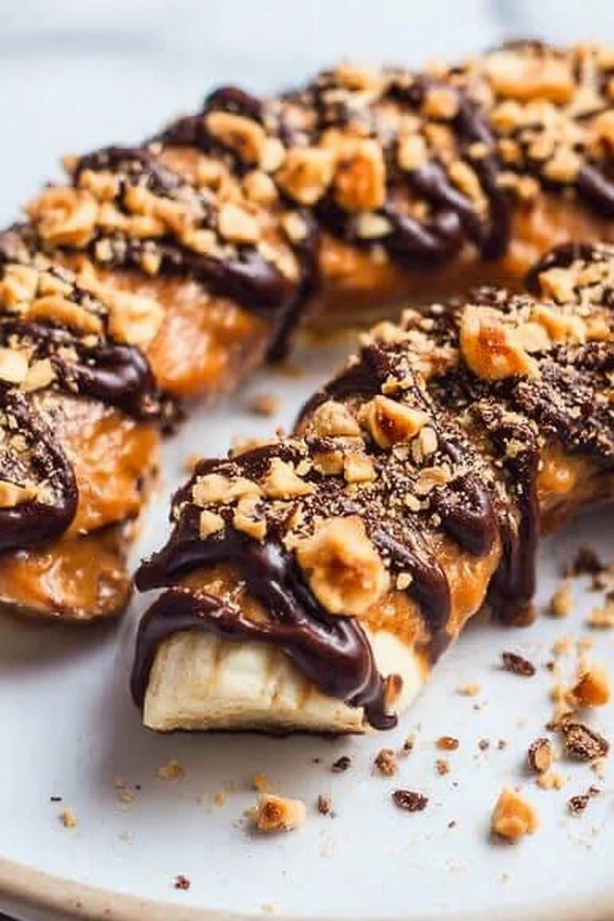 Frozen Banana Snickers
