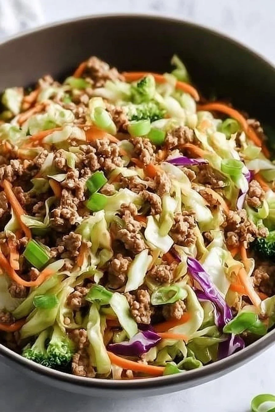 High Protein Egg Roll in a Bowl