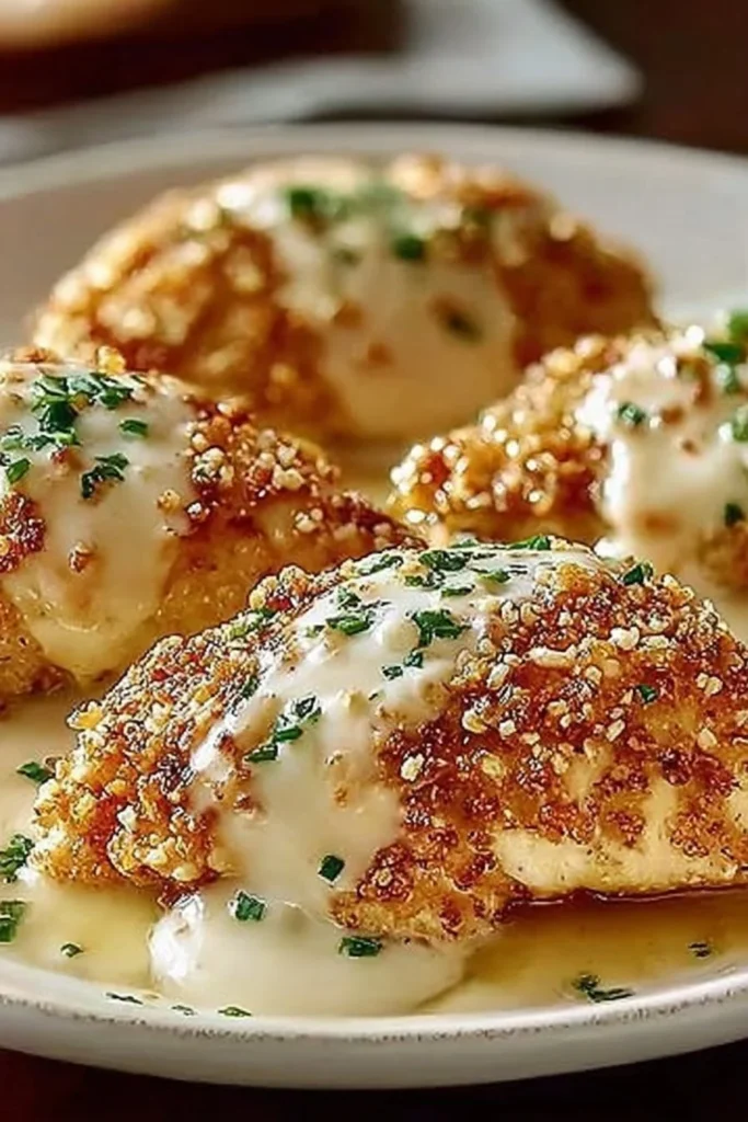 Longhorn Steakhouse's delicious Parmesan Chicken dish served with sides.