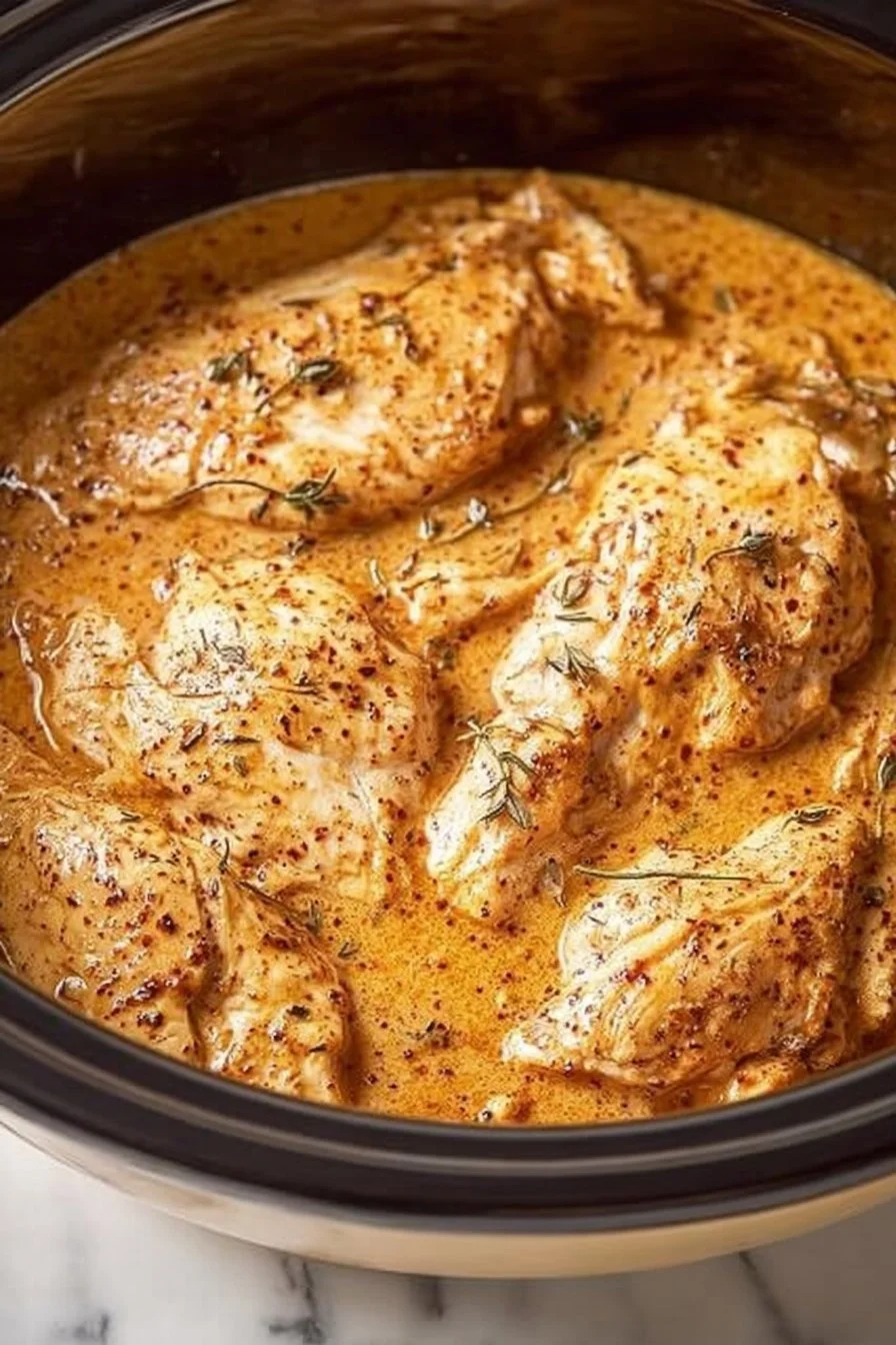 Slow Cooker Honey Mustard Chicken