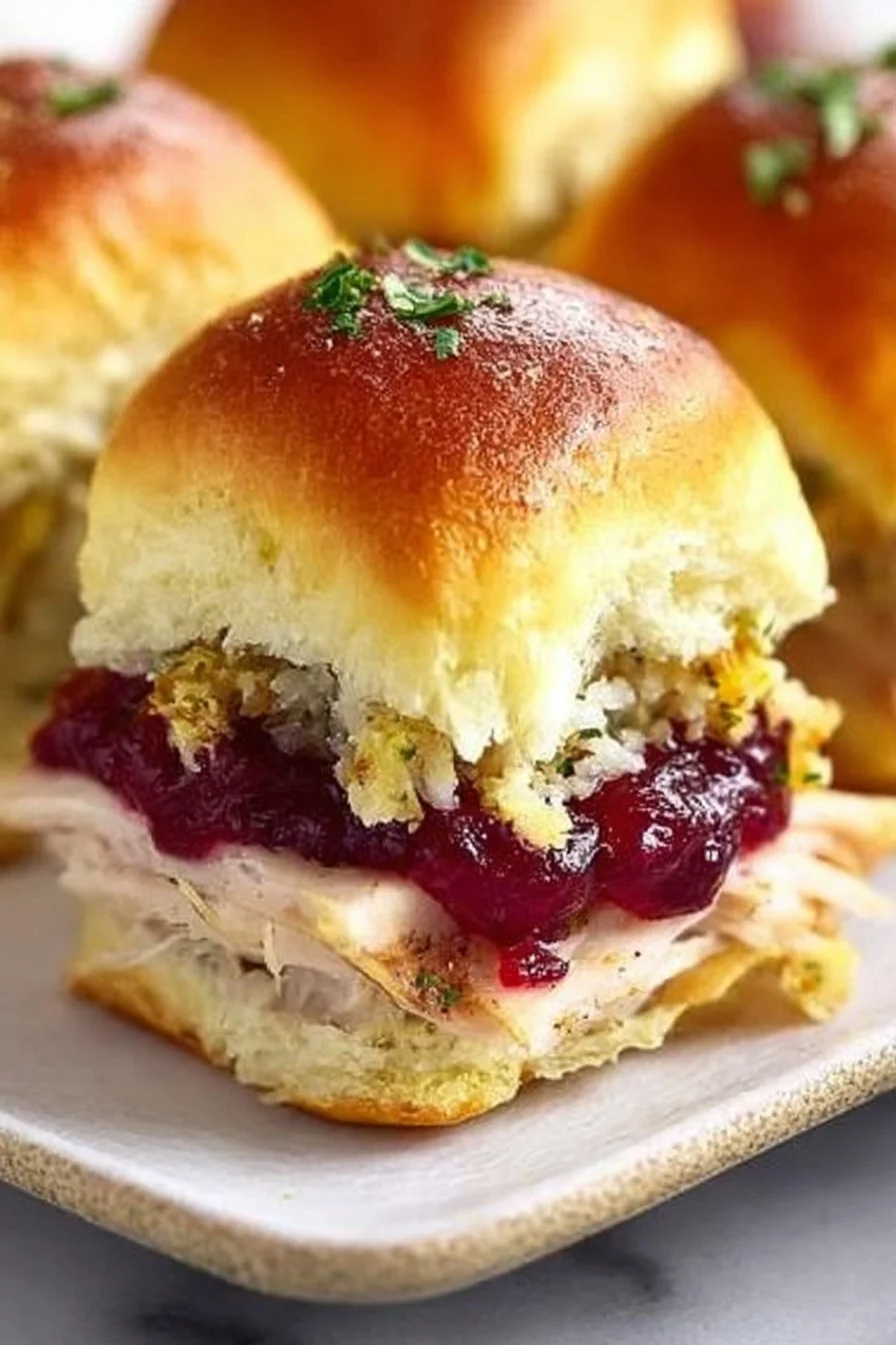 TURKEY CRANBERRY SLIDERS