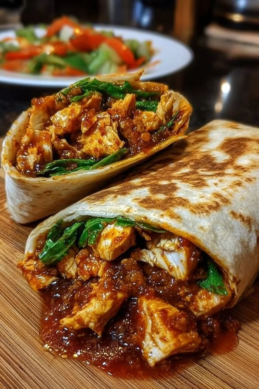 Sweet Chili Chicken Wraps: Easy 20-Minute Lunch or Dinner 4 0PnmXr862vYY0pSksnYnAo5Ijg9BuSkVb1udqDm3