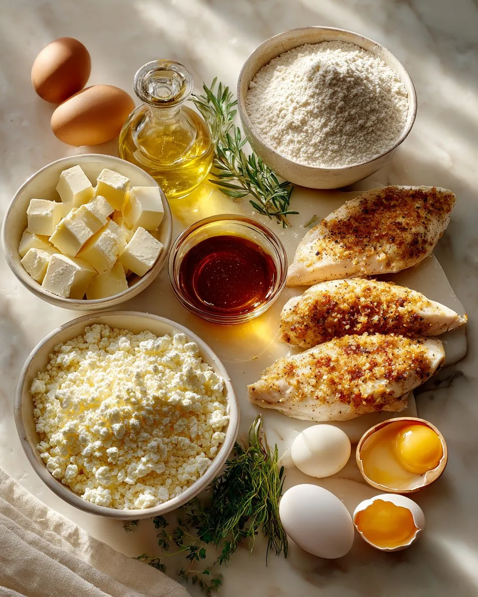 Amazing Crispy Feta Chicken with Hot Honey Drizzle 4