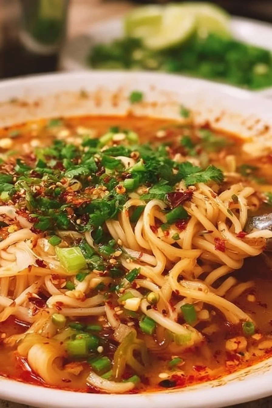 Easy Spicy Thai Noodle Soup 4