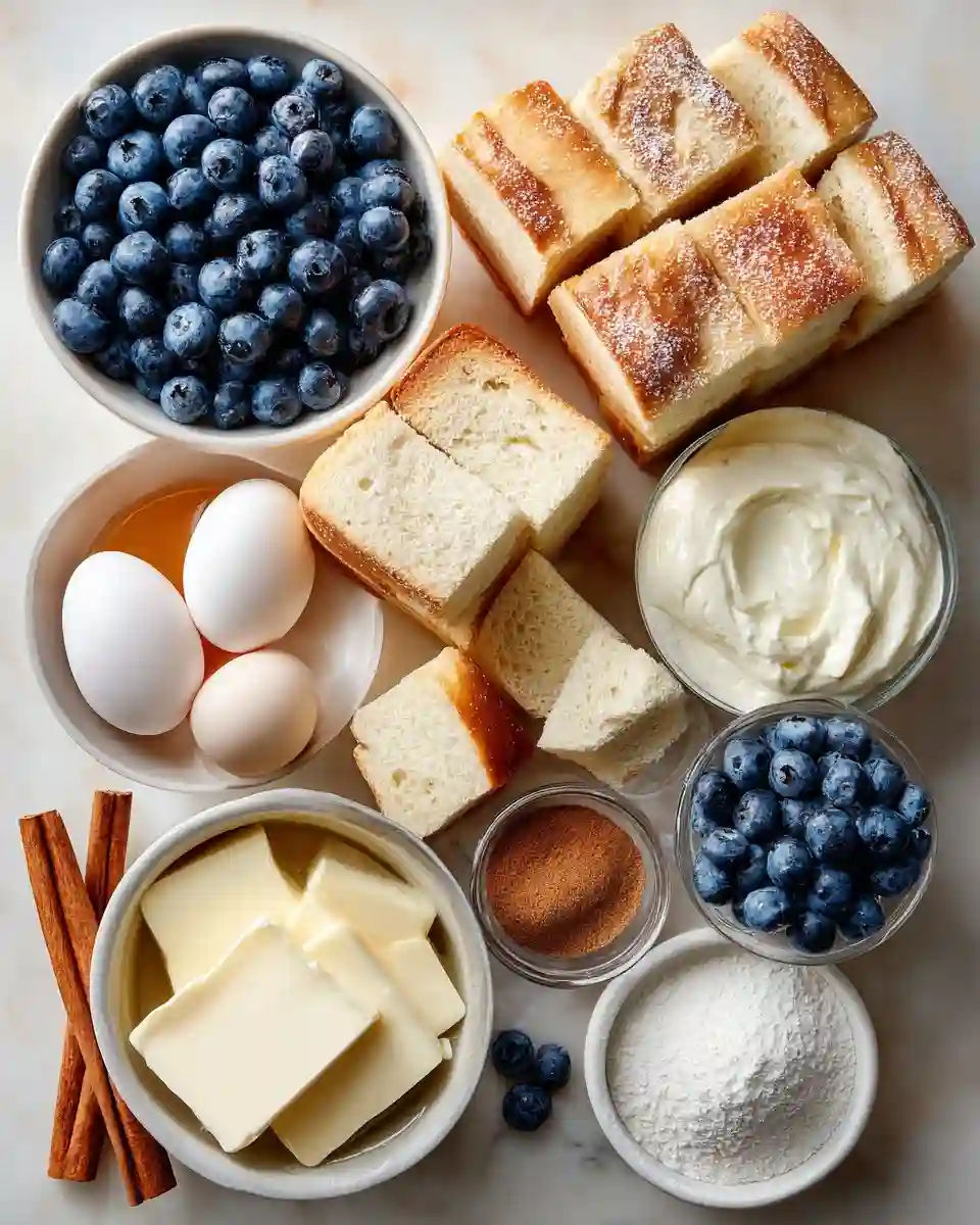 Simple Joyful Blueberry French Toast Casserole
