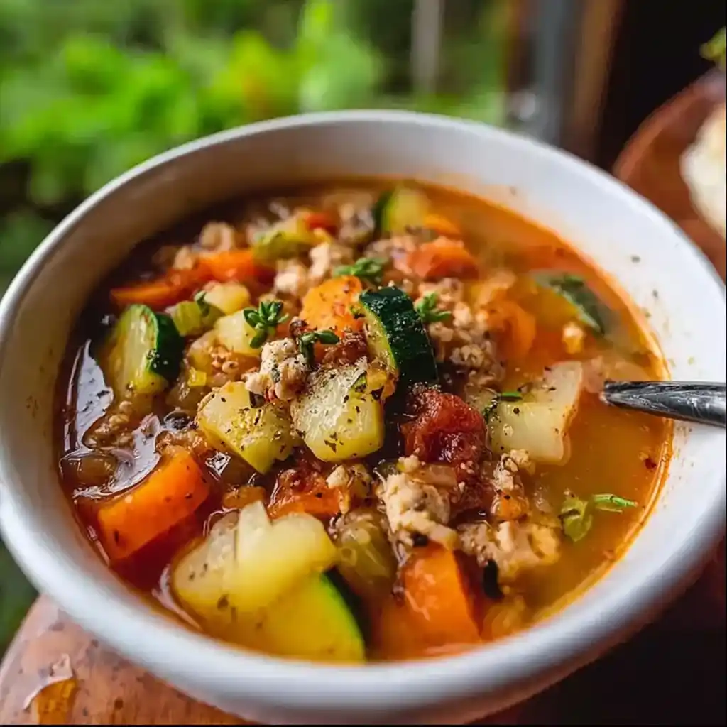 Hearty Turkey Vegetable Soup