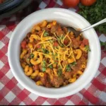 Slow Cooker Chili Mac Recipe