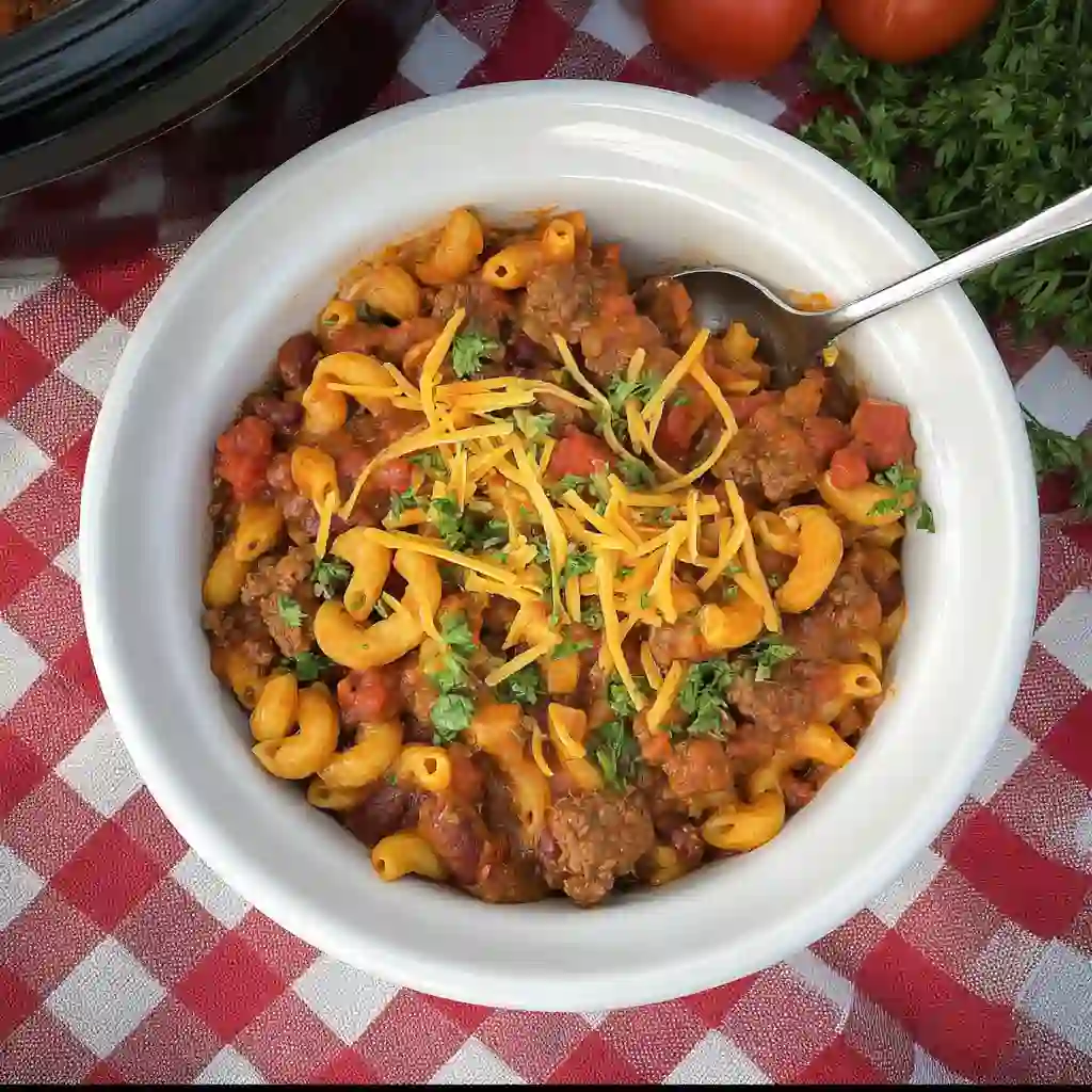 Slow Cooker Chili Mac Recipe – Cozy Family Favorite