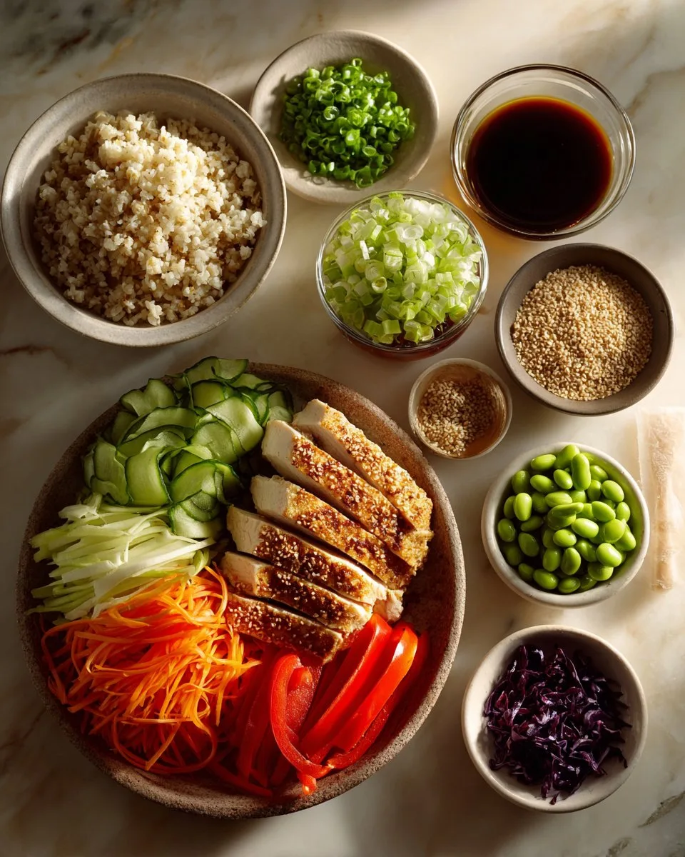 Thai Peanut Chicken Buddha Bowl 4