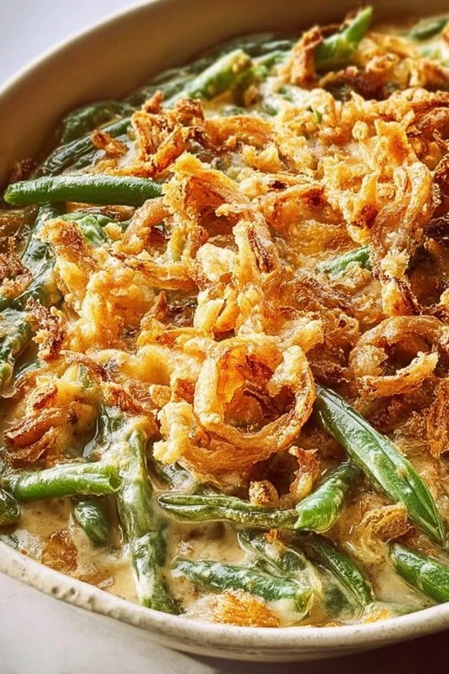 Amazing Campbell’s Green Bean Casserole