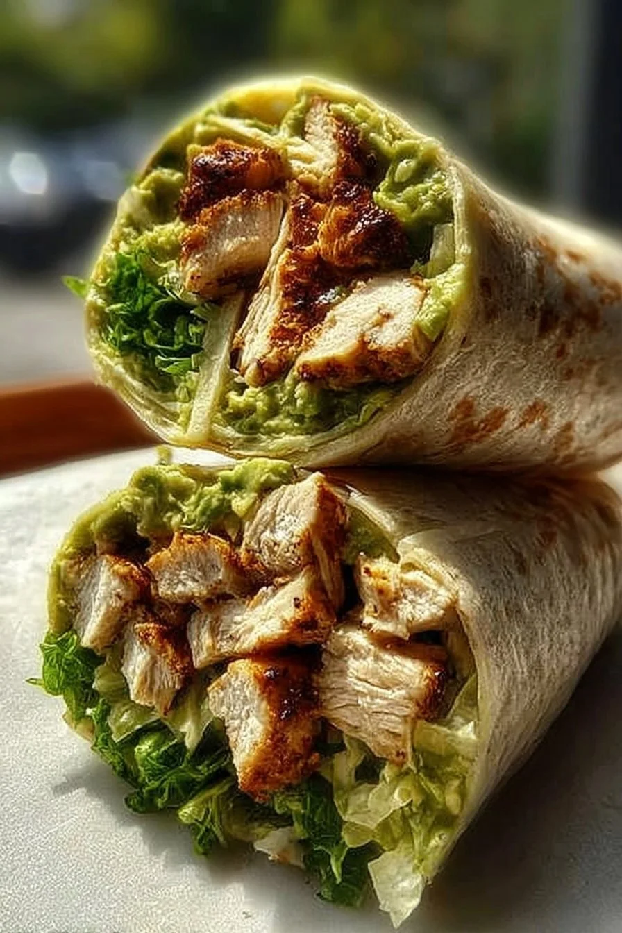 Amazing Chicken Avocado Wraps