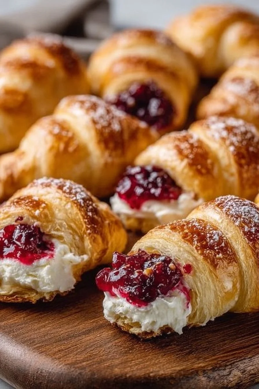 Amazing Cranberry Cream Cheese Crescent Bites