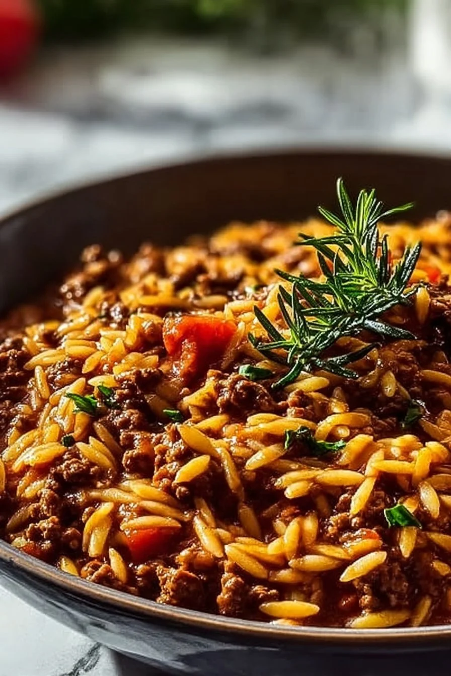 Amazing Ground Beef Orzo Recipe That Warms Your Heart