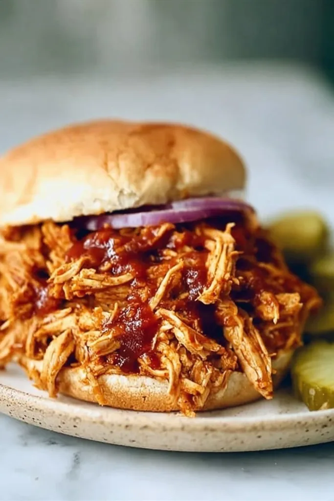 Amazing Slow Cooker Pulled Chicken for Cozy Gatherings 3 Slow cooker pulled chicken recipe for cozy gatherings and delicious meals.