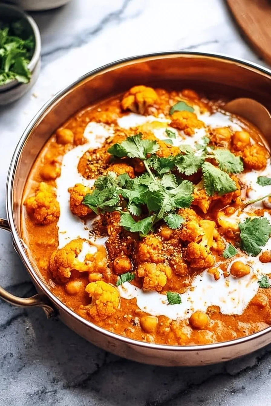 Cauliflower and Chickpea Curry
