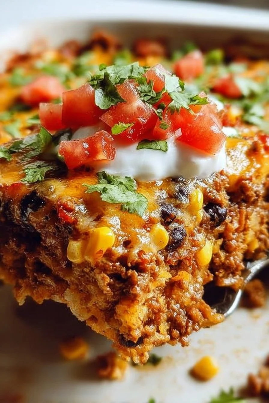 Cozy and Flavorful Taco Casserole