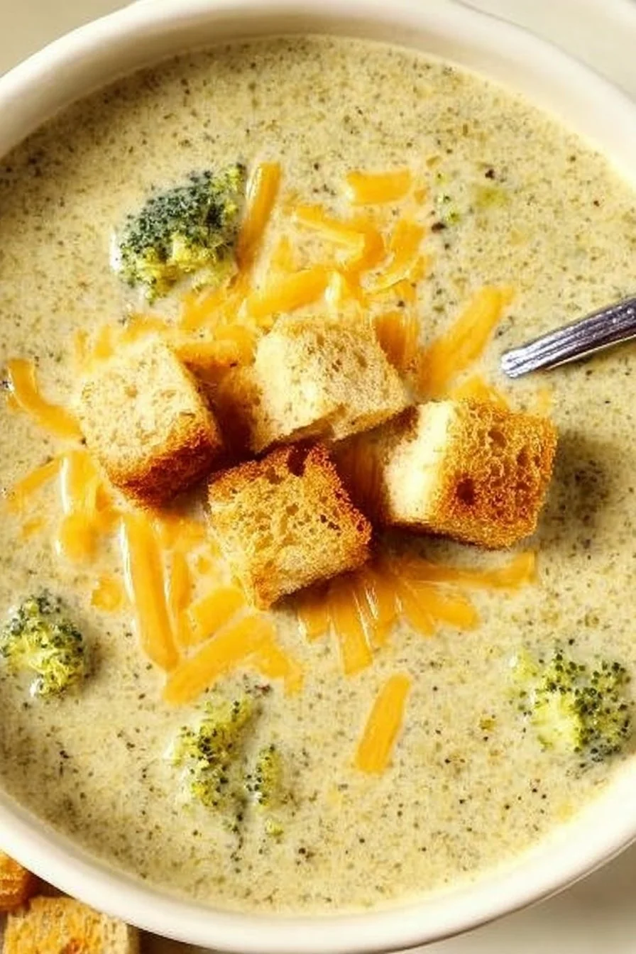 Creamy Broccoli Cheddar Soup
