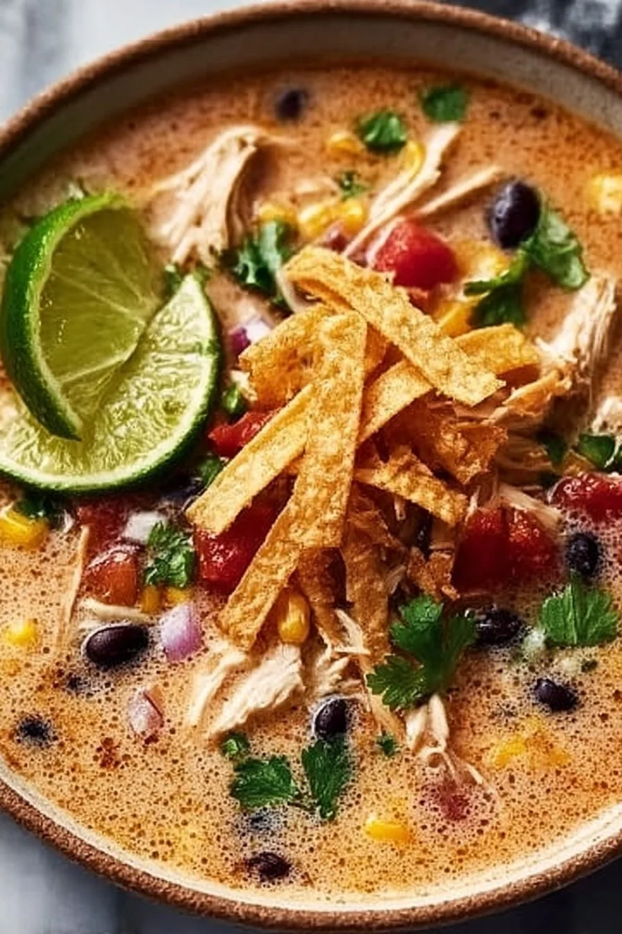 Crock Pot Chicken Fajita Soup
