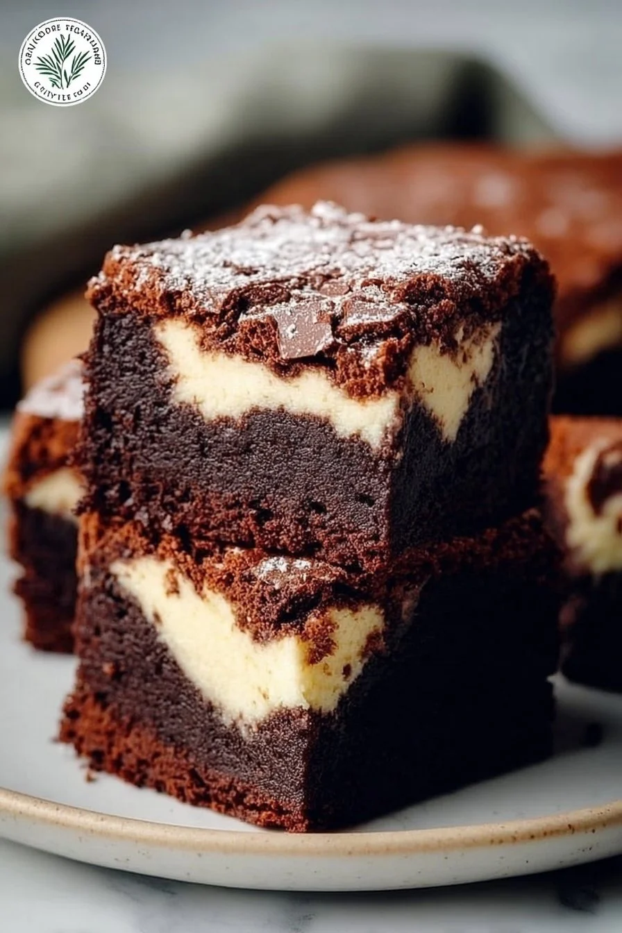 Decadent Vegan Cheesecake Brownies