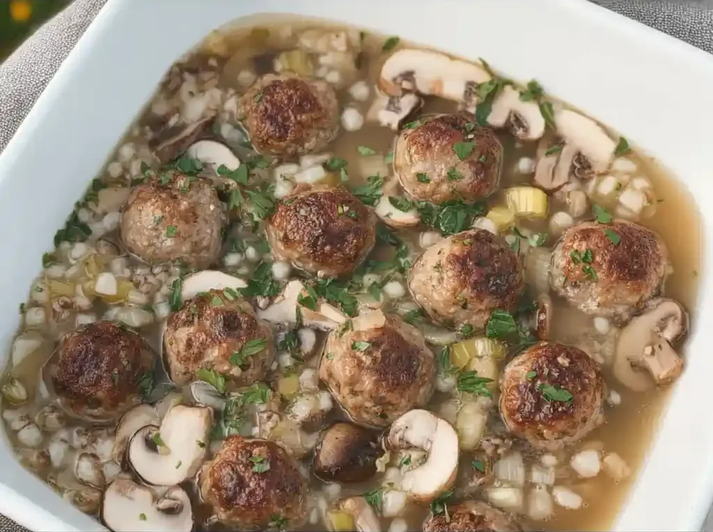 Easy Porcupine Meatballs With Mushroom Soup Recipe