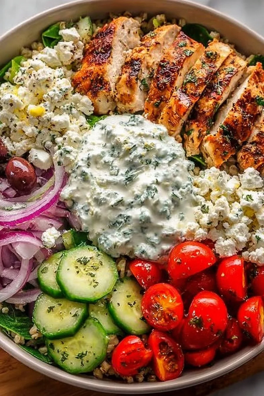 Greek Chicken Bowls