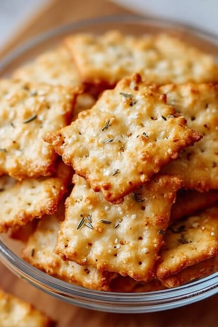 Homemade Cheese Crackers