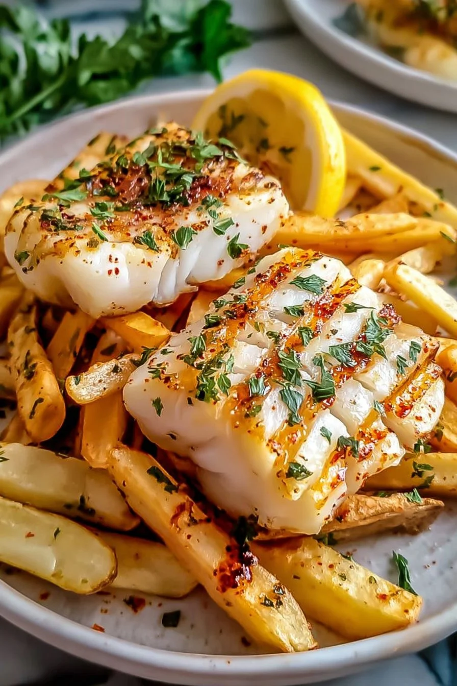 How to Grill Cod + Make Perfect Crispy Fries
