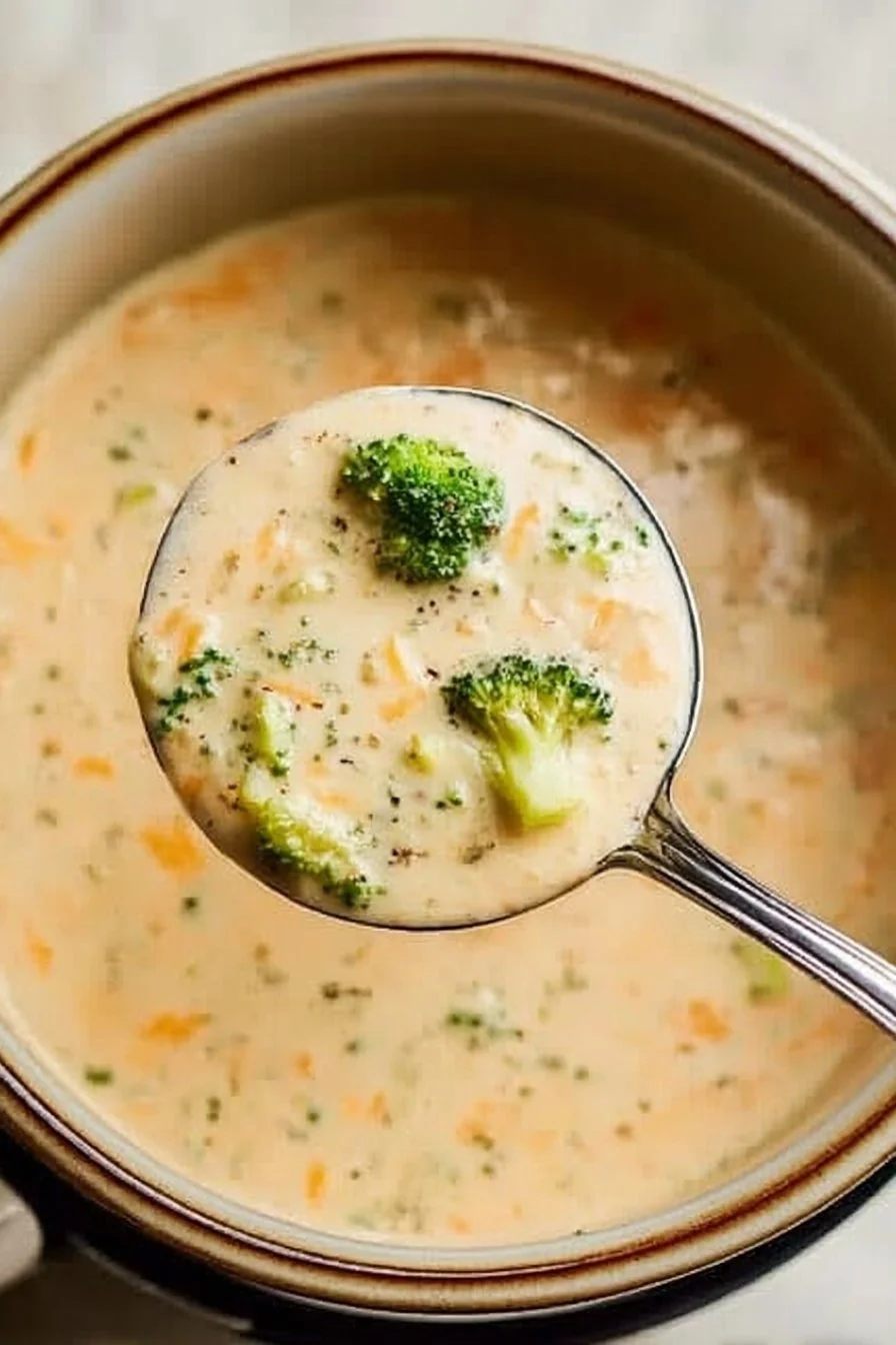 Instant Pot Broccoli Cheddar Soup