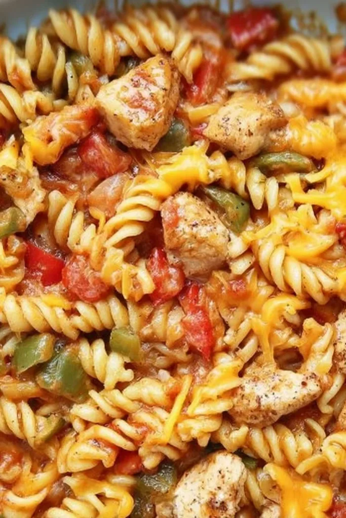 Delicious Instant Pot Cajun Chicken Pasta with vibrant colors and flavors.