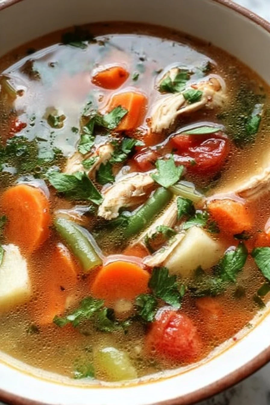 Leftover Turkey Soup