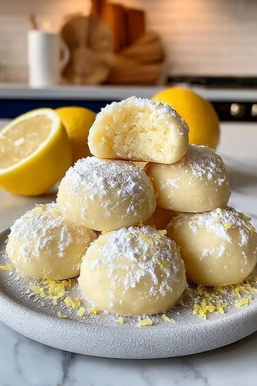 Lemon Snowball Cookies Recipe