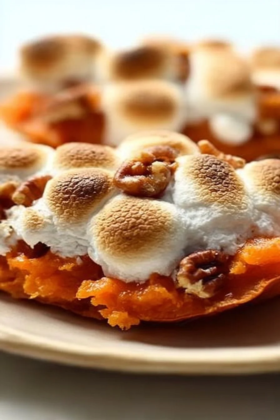 Marshmallow Pecan Sweet Potatoes