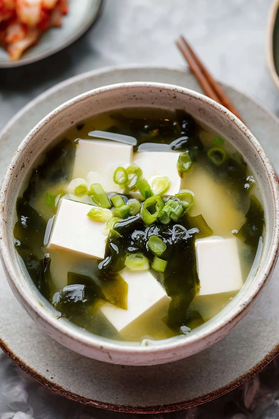 Miso Soup with Tofu and Wakame