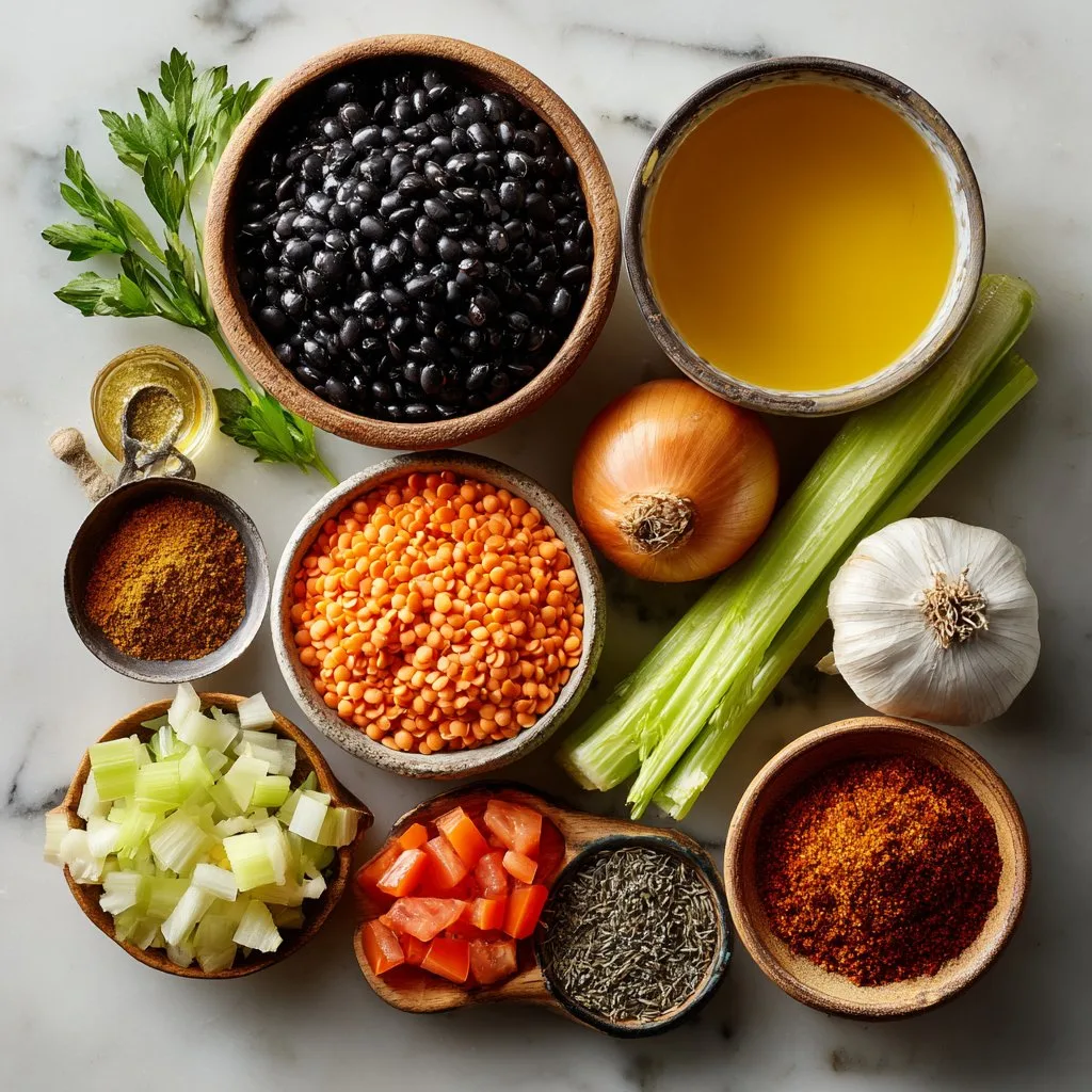 Protein-Packed Black Bean and Lentil Soup 4 ngJ78RlA9TfOIjt9F1UKcacbtTehm4fMF5HFO1Cr