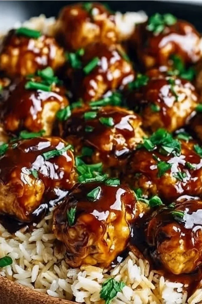 One-Pan Honey BBQ Chicken & Rice dish on a rustic table